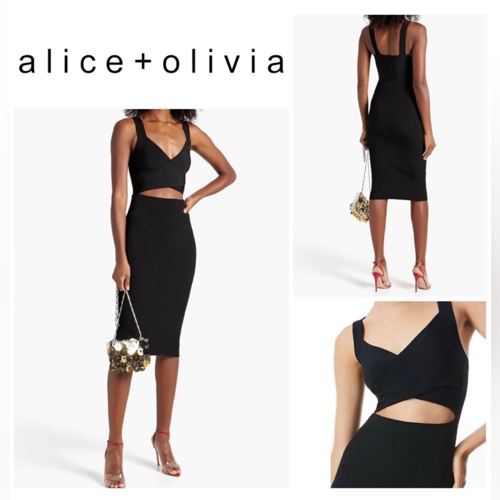 Plus size — Alice + Olivia Black Dress